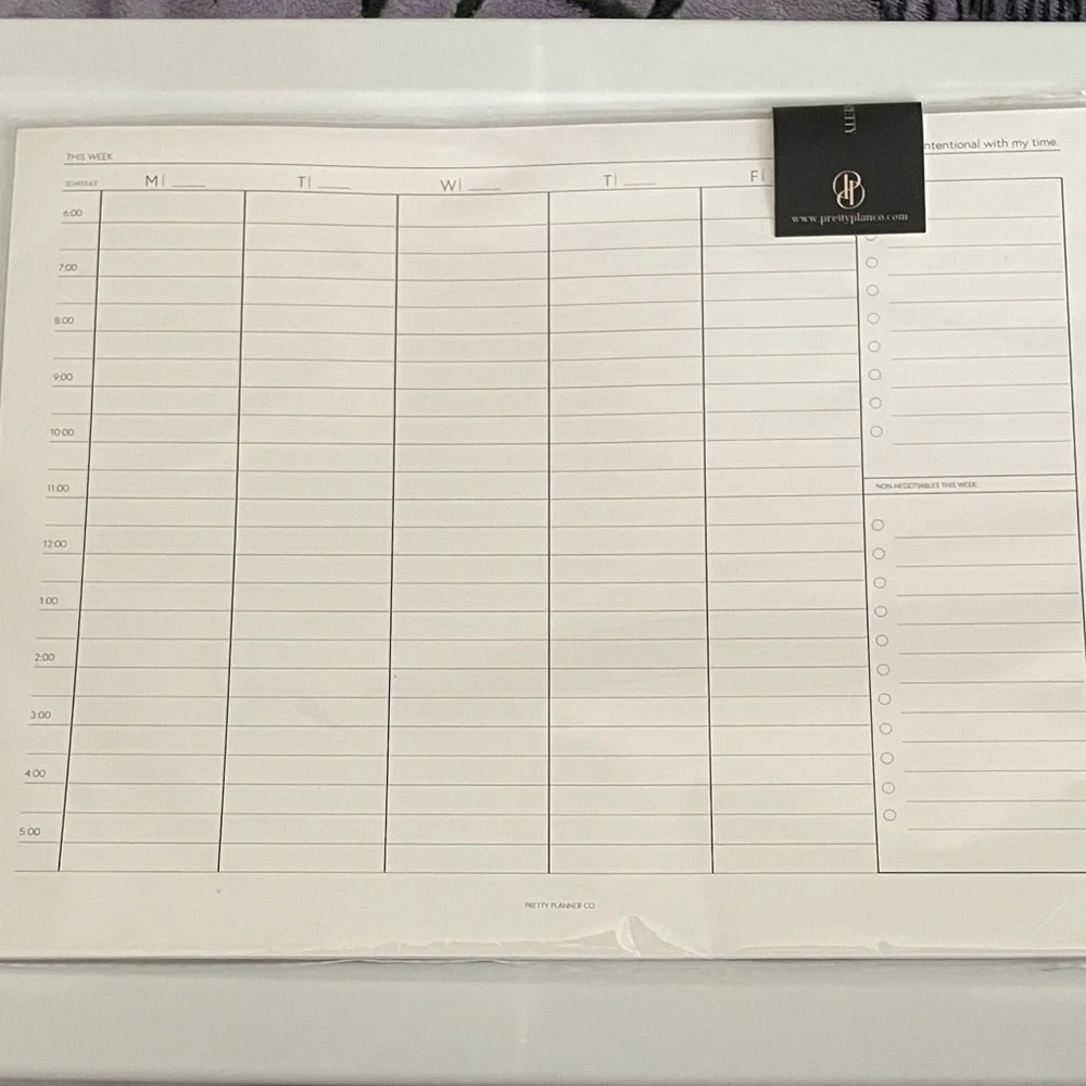 **FINAL PRICE** Pretty Productive Work Pad